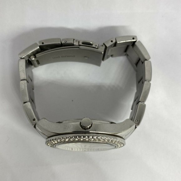 Fossil Stella ES3722 Women Silver Stainless Steel Analog  Fossil ES3722 Womens Stainless Steel Silver Analog